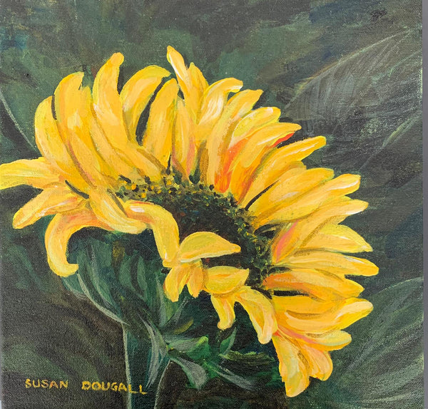 Sun Flower- Square, 12.5"L x 12.5"W