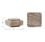 Marble Bookends, Beige, Set Of 2