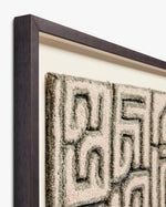 Kasai Wood Frame, Green 28" x 28"