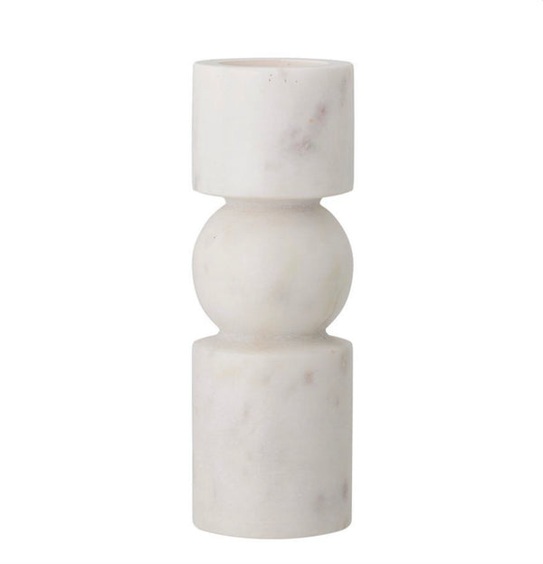 Marble Tealight Holder, White