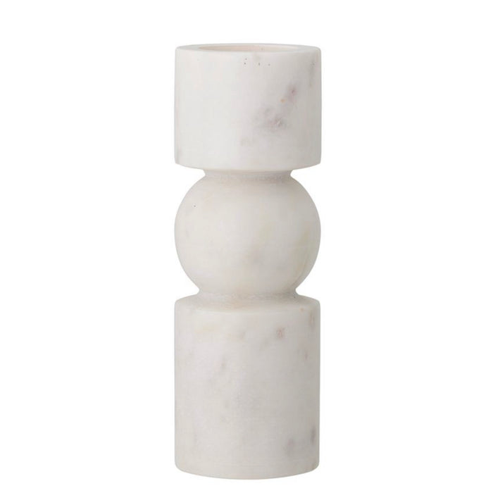 Marble Tealight Holder, White
