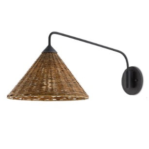 Basket Swing Arm Sconce