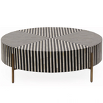 Chameau Coffee Table Small, 36"W x 36"D x 12"H