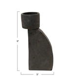 Handmade Terra-cotta Planter/Tealight Holder, Black