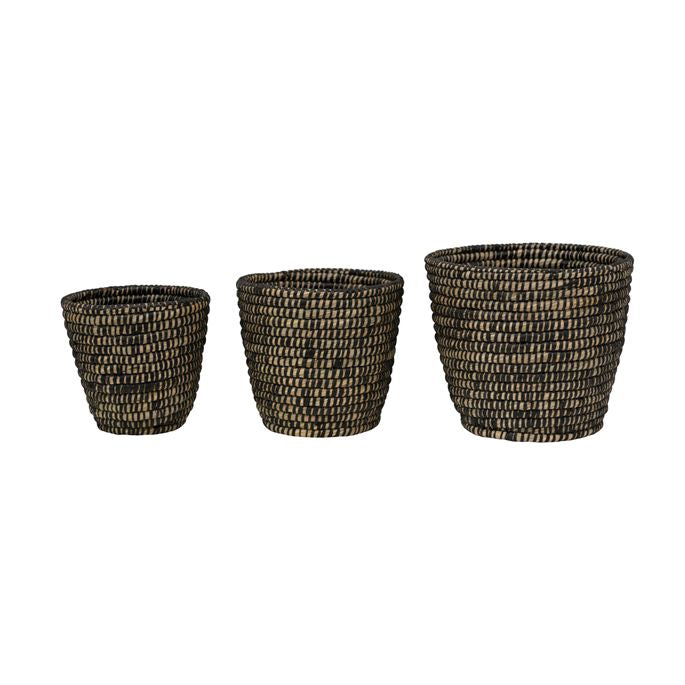 Hand Woven Grass Baskets, 3 sizes