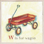 Kids - W is for Wagon, 13.25" x 13.25"