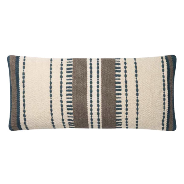 P1132 MH Blue/Natural, 12" x 27", Magnolia Home by Joanna Gaines × Loloi