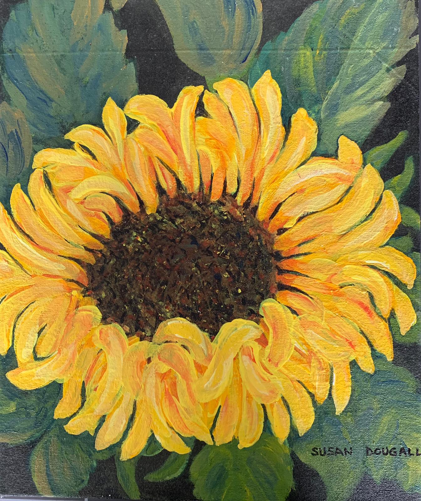 Sun Flower-Large, 18.5"L x 15.5"W