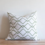 Light Tribe Pillow - Grass, 22" x 22"