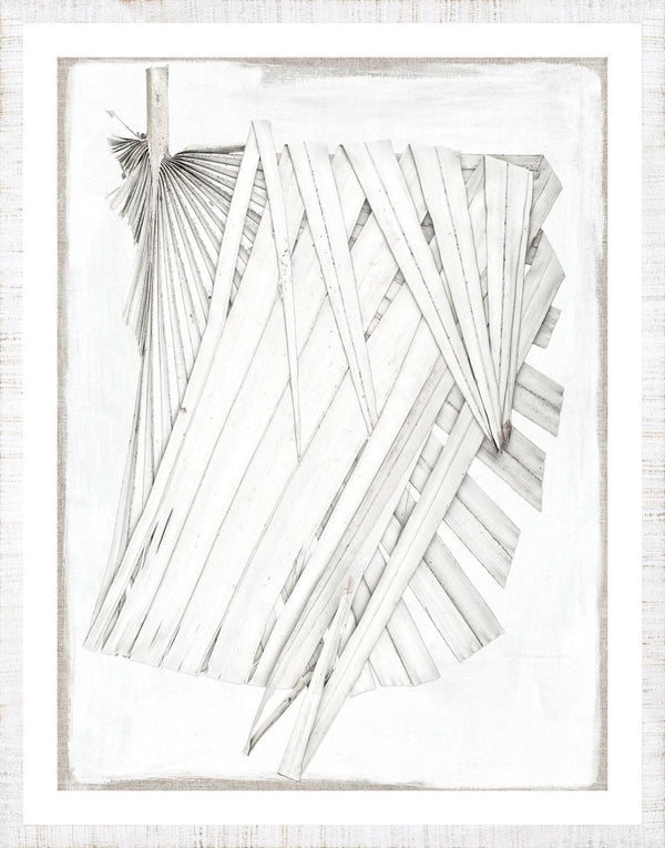 Palm Pressings II - Oyster, 29" x 37"