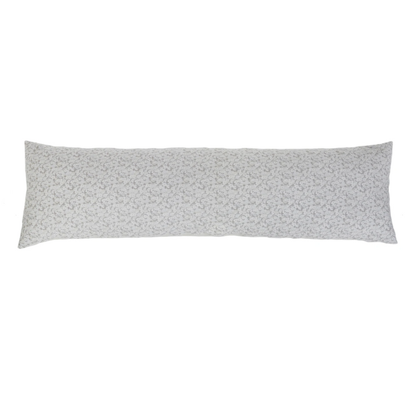 June Body Pillow, Ocean/Grey