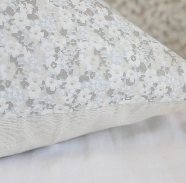June Body Pillow, Ocean/Grey