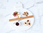 White Mod Ornament Charcuterie Board, 2 Sizes