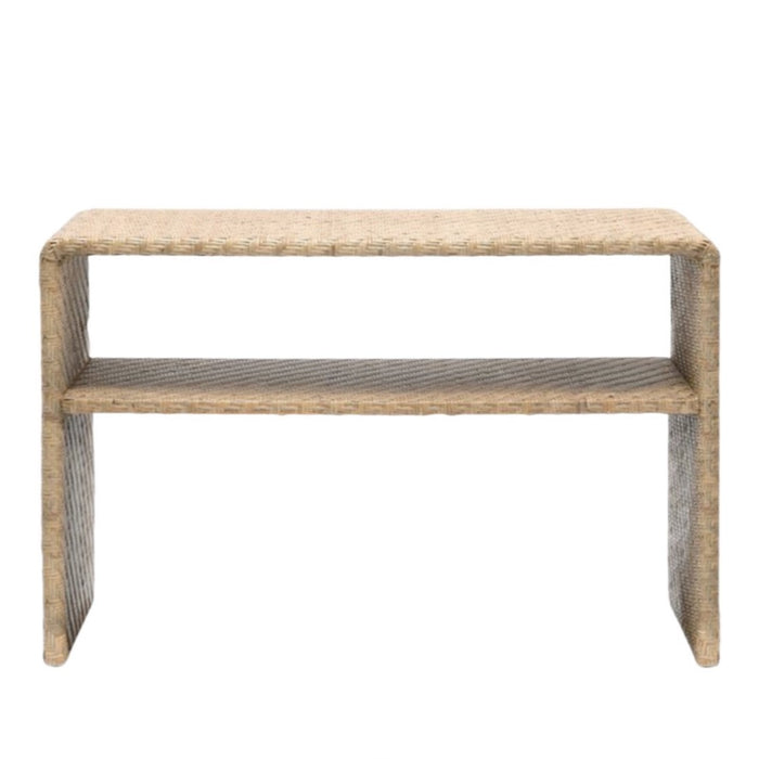 Lynette Console Table-Natural, 48"L x 12"W x 31"H