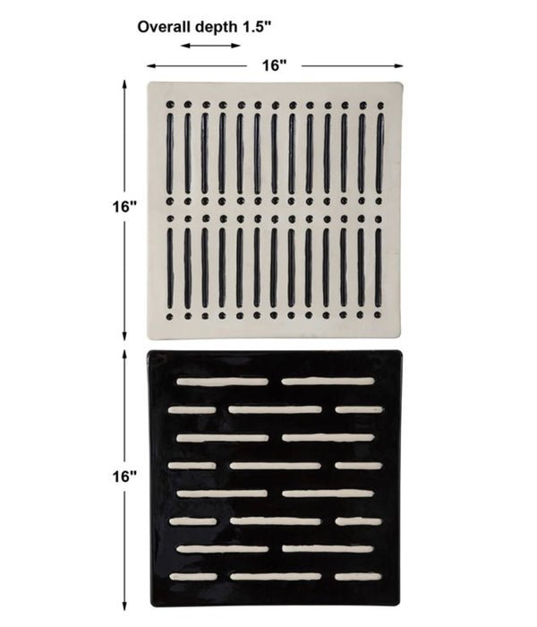 Domino Effect Wall Decor, Set of 2
