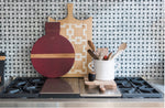 Merlot Mod Ornament Charcuterie Board, Small