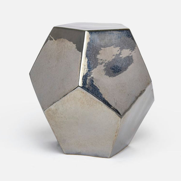 Cole Stool, Metallic Charcoal