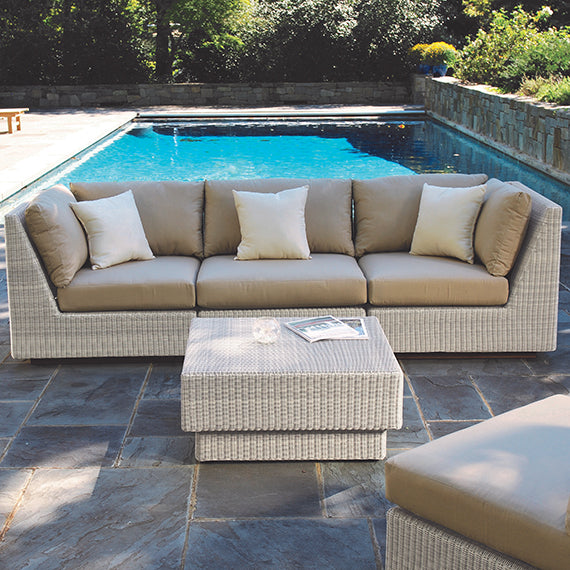 Westport Sectional, Sea Salt/Canvas