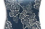Peony Dark - Denim Blue, 22" x 22"