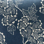 Peony Dark - Denim Blue, 22" x 22"