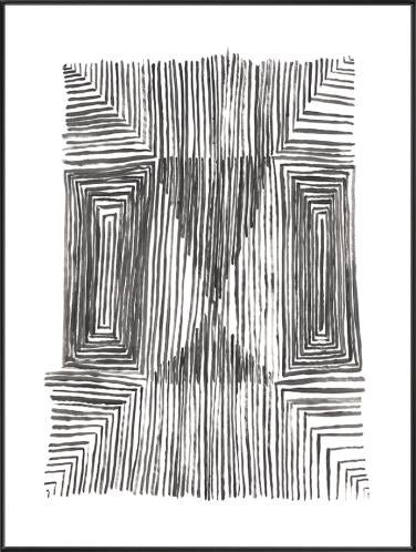 Lining Up V, 24" x 32"