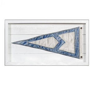 Yachting Burgee - Blue Diamond, 21.25" x 11.25"