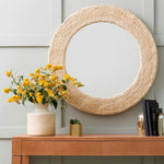Amani Round Mirror, 36"D