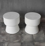 Ismaya Stool, Opaque White Finish