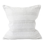 Dash Dot Chalk Linen Cushion, 22" x 22"