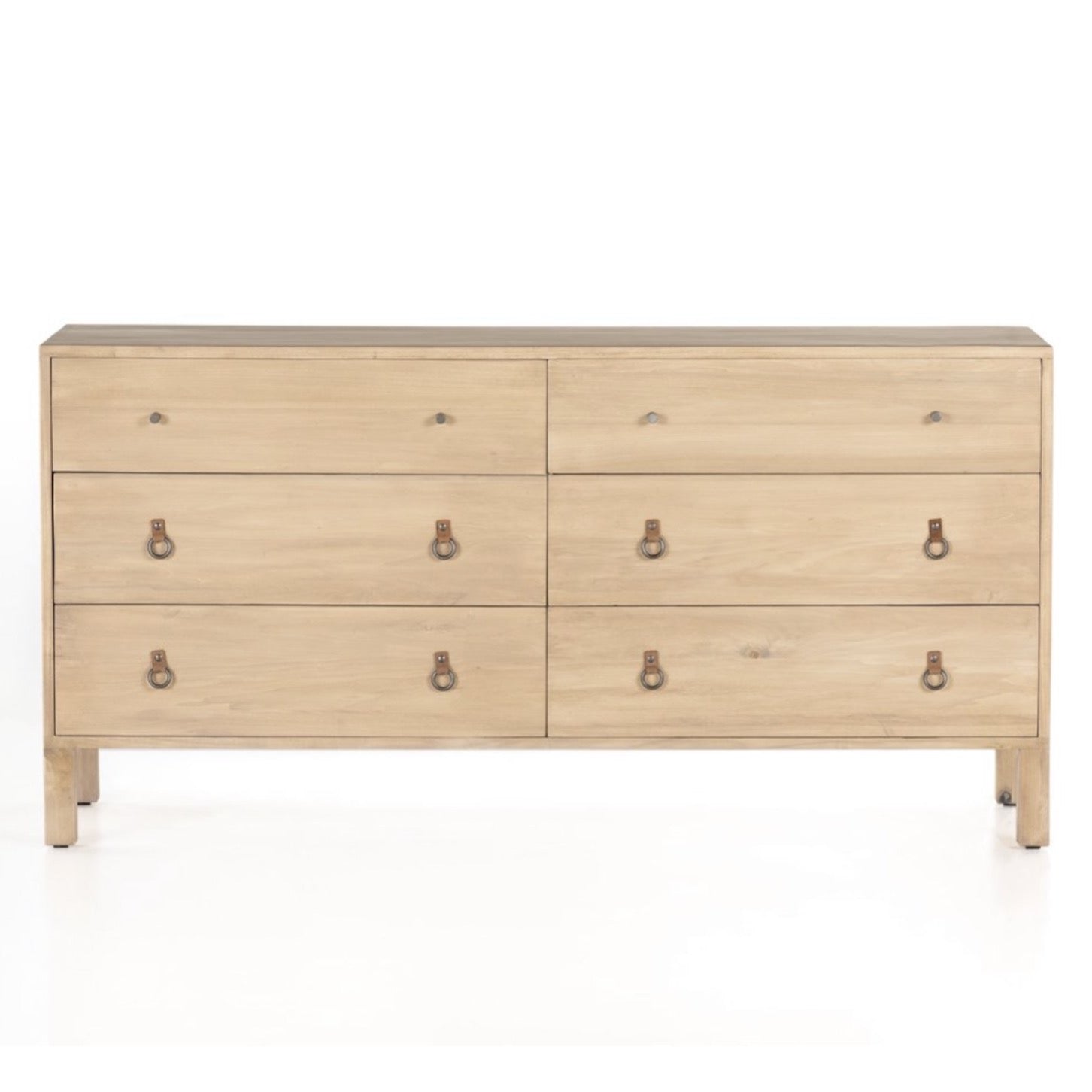 Isador 6-Drawer Dresser, Dry Wash Poplar