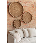 Gaia Round Woven Wall Baskets, Natural - 3 Sizes