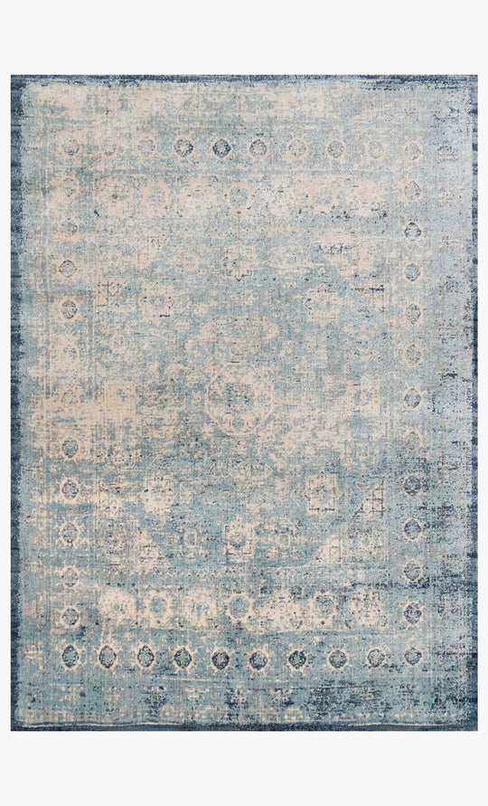 Anastasia- 14, Light Blue/ Ivory
