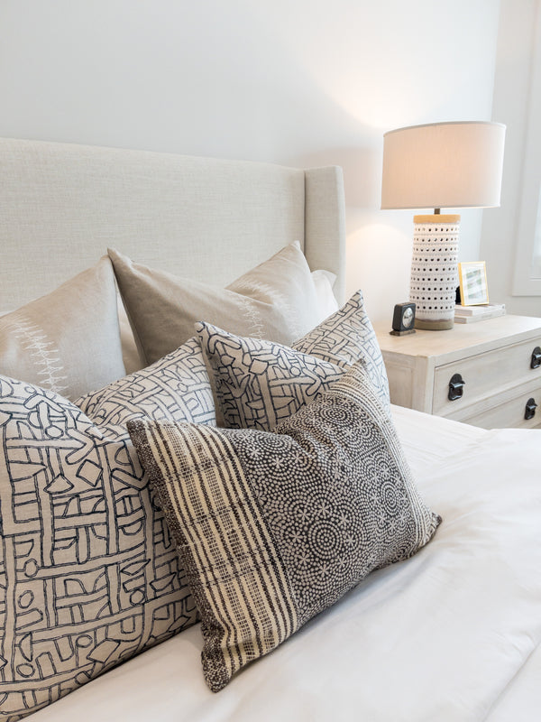 Clare Platform Bed, King & Queen, Talc Linen