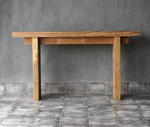 Reclaimed Teak Console, 65"L x 16"W