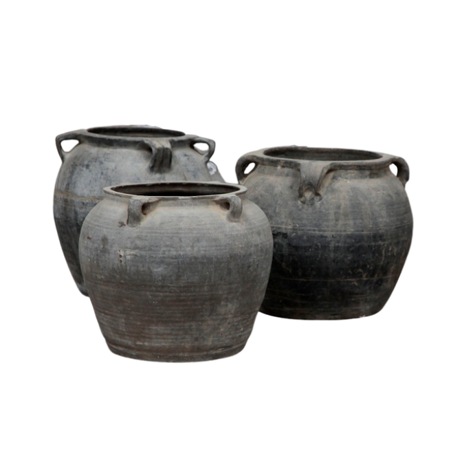 Assorted Antique Terracotta Urns