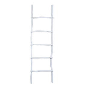 Organic Decorative Ladder - Antique White
