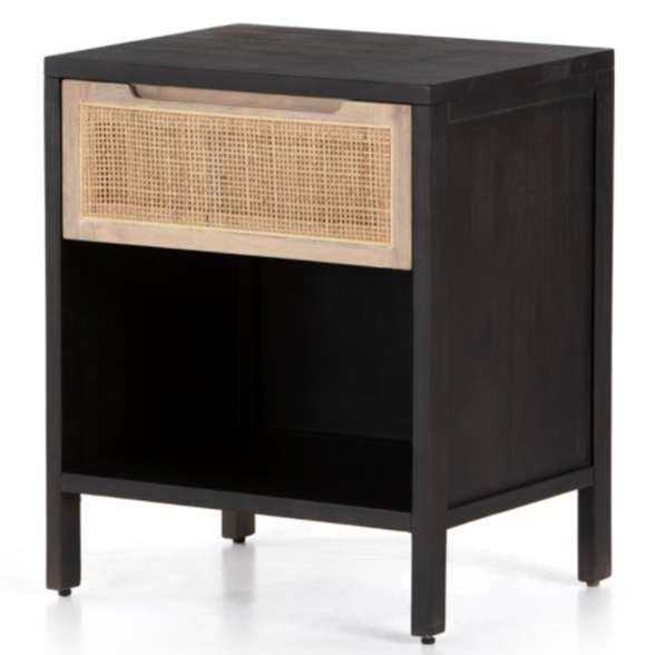 Clarita Nightstand-Black Mango