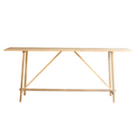 Waif Oak Console, 76"L x 18"W