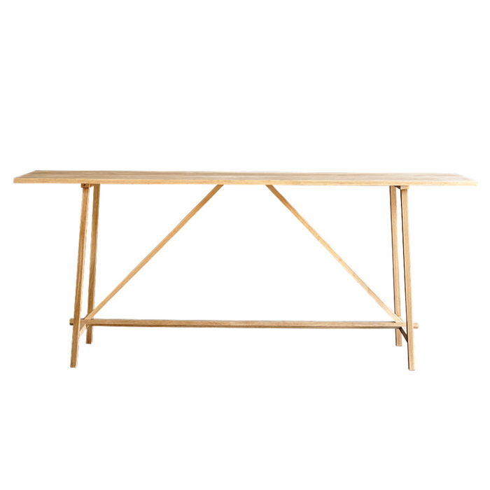 Waif Oak Console, 76"L x 18"W