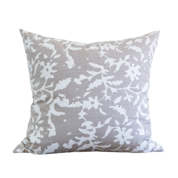Gray Sienna Indoor/Outdoor Pillow, 22" x  22"