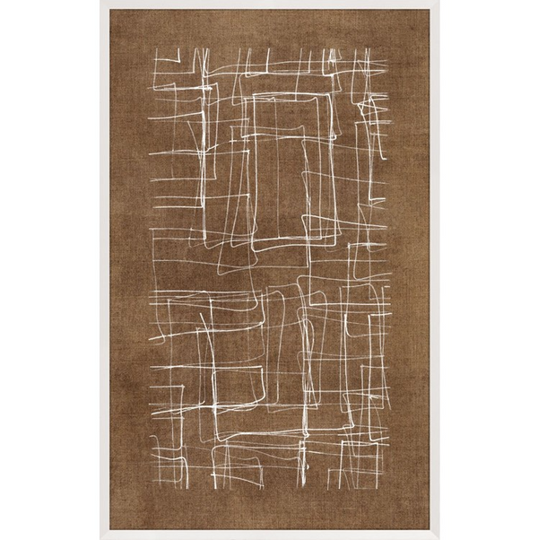 Burnt Umber Impressions IV-Large, 27 x 42
