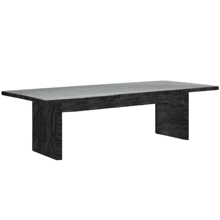 K- Base (Reclaimed Elm)-Charcoal, 120"L x 43"W