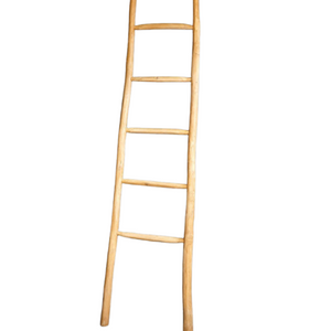 Teak Towel Ladder, Natural, 2 Sizes