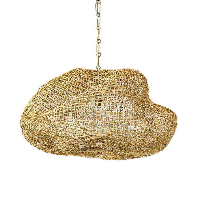 Andorra Wicker Pendant-Small, Natural