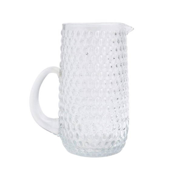 Claire Hand Blown Clear Pitcher