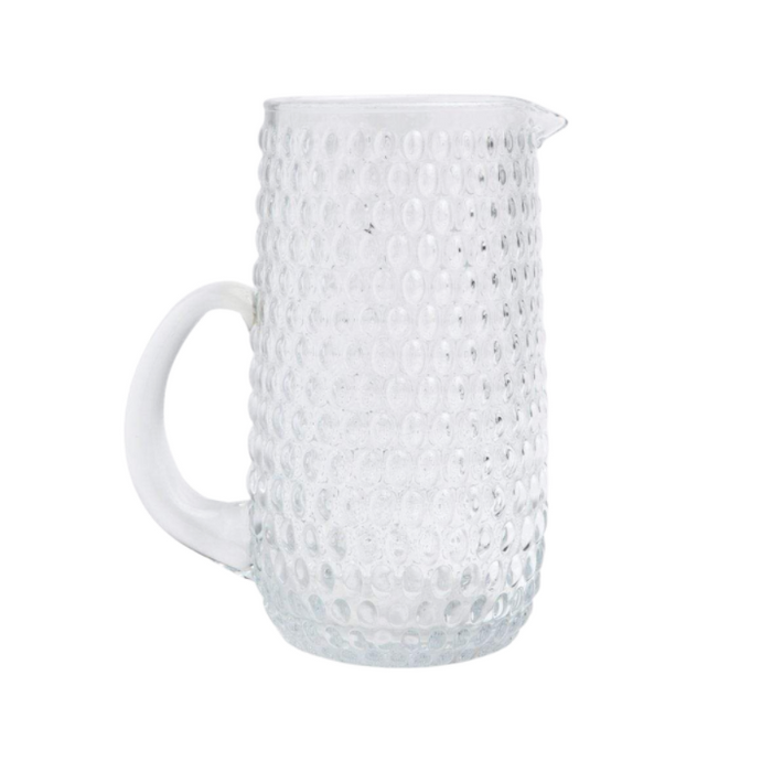 Claire Hand Blown Clear Pitcher