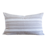 Gray Clyde Stripe Indoor/Outdoor Lumbar Pillow