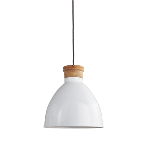Brody Pendant, Glossy White