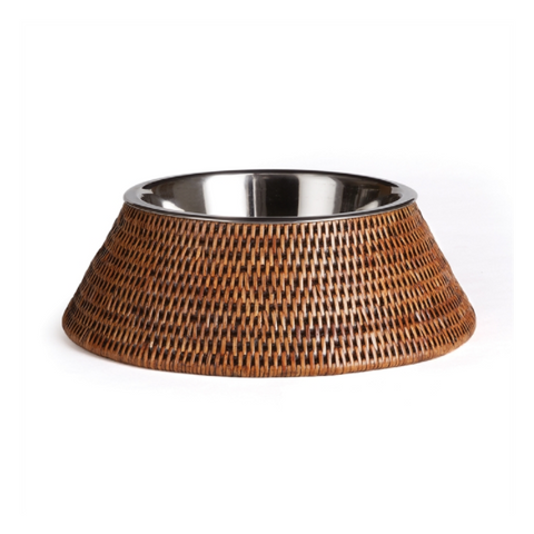 Burma Rattan Pet Bowl