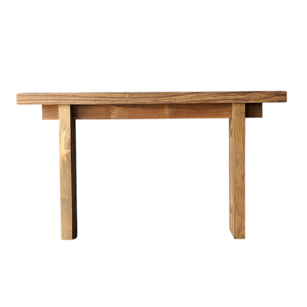 Reclaimed Teak Console, 65"L x 16"W
